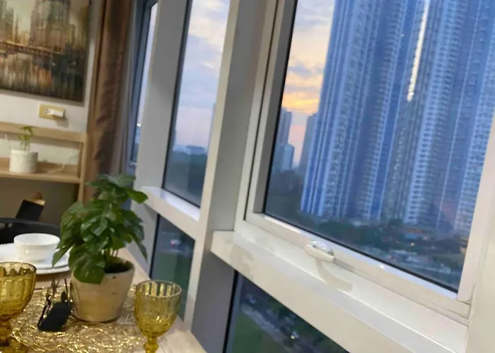 شقة South Of Market Private Residences Nr Sm Aura Bgc مانيلا