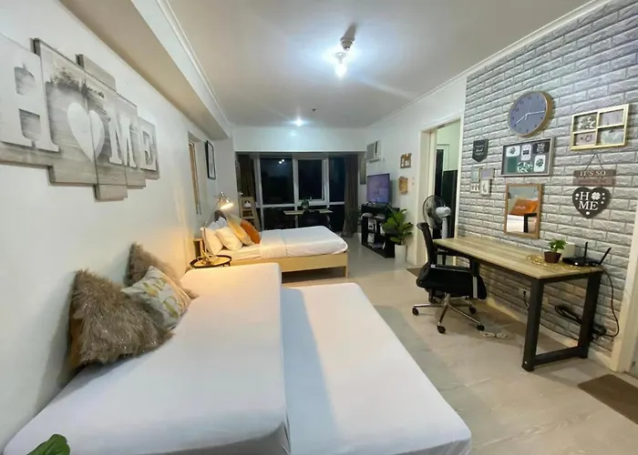 شقة South Of Market Private Residences Nr Sm Aura Bgc مانيلا